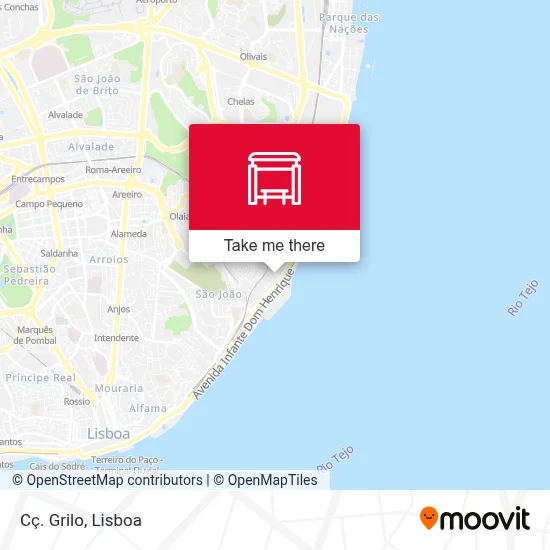 Cç. Grilo map