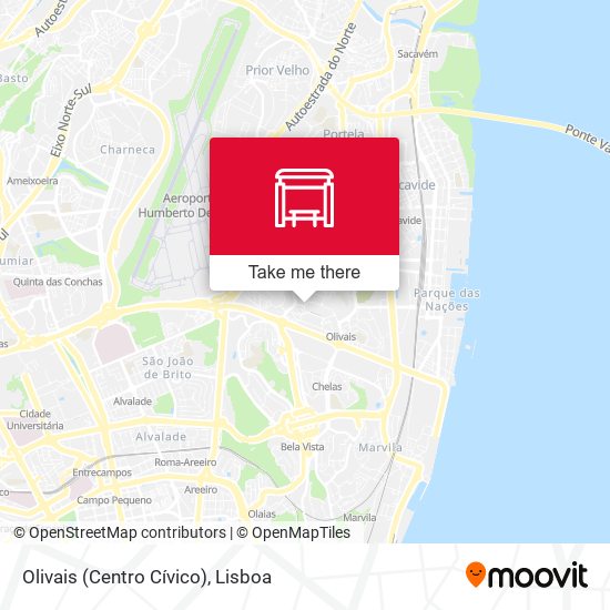 Olivais (Centro Cívico) map