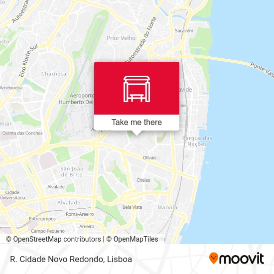 R. Cidade Novo Redondo map