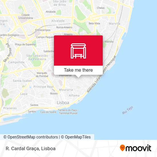 R. Cardal Graça map