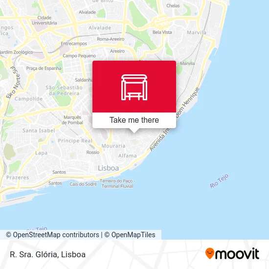 R. Sra. Glória map
