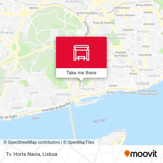 Tv. Horta Navia map