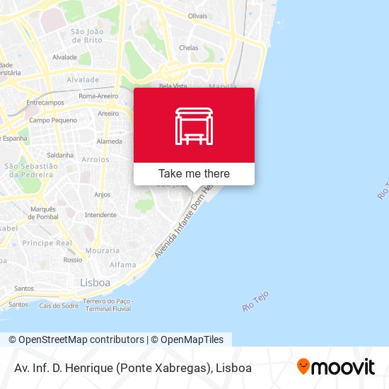 Av. Inf. D. Henrique (Ponte Xabregas) map