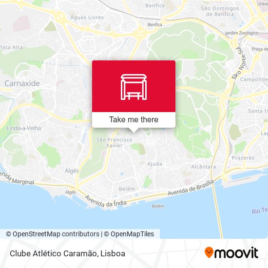 Clube Atlético Caramão map