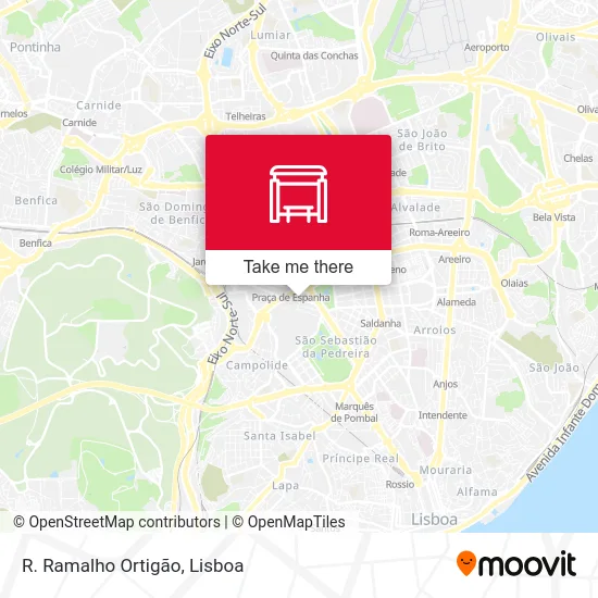 R. Ramalho Ortigão map