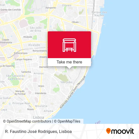 R. Faustino José Rodrigues map