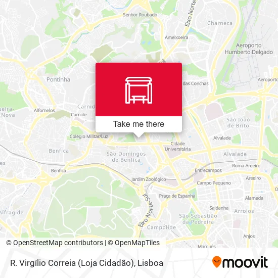 R. Virgílio Correia (Loja Cidadão) map