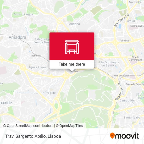 Trav. Sargento Abílio mapa