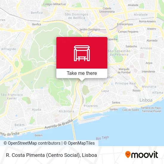 R. Costa Pimenta (Centro Social) map