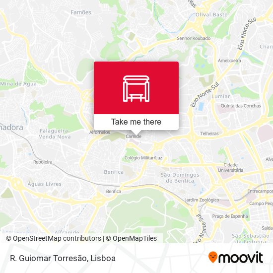 R. Guiomar Torresão mapa