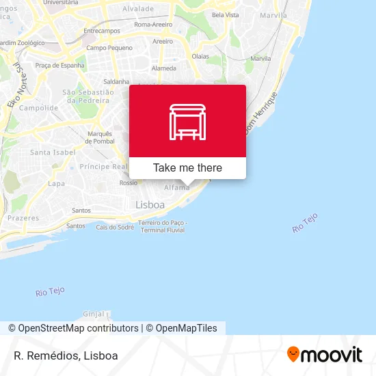 R. Remédios map
