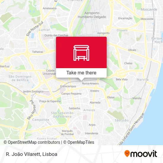 R. João Vilarett map