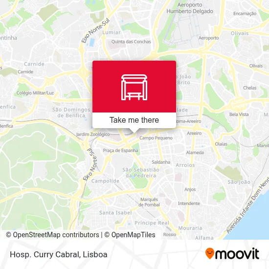 Hosp. Curry Cabral map