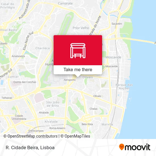 R. Cidade Beira map
