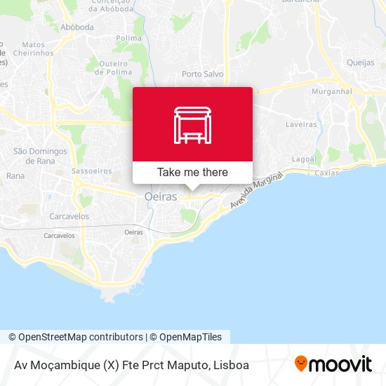 Av Moçambique (X) Fte Prct Maputo map