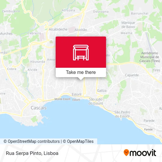 Rua Serpa Pinto map