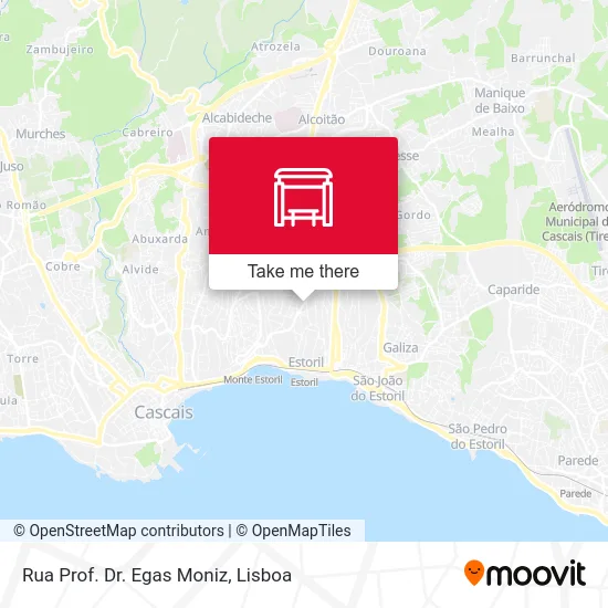 Rua Prof. Dr. Egas Moniz map