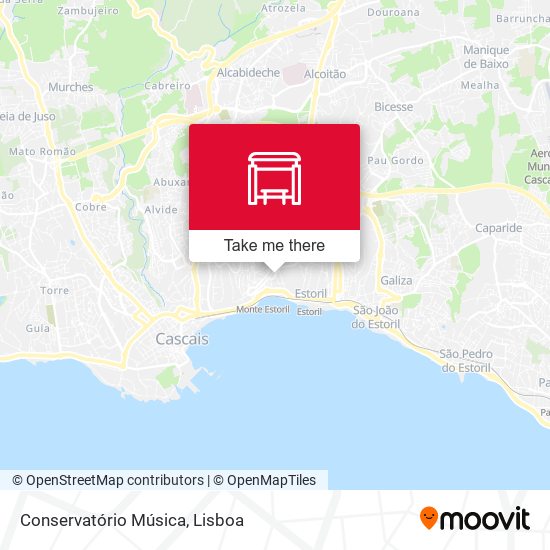 Conservatório Música map