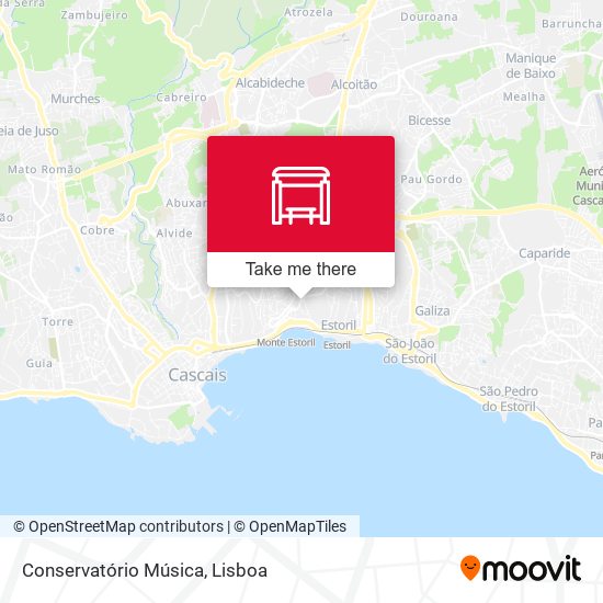 Conservatório Música map