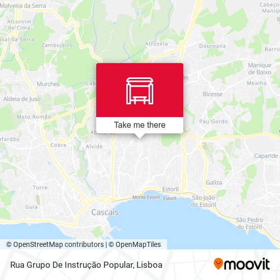 Rua Grupo De Instrução Popular map