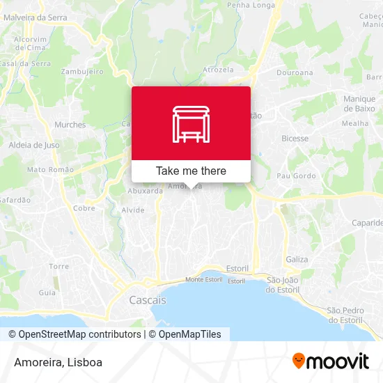 Amoreira map