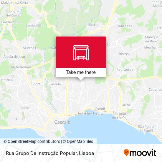 Rua Grupo De Instrução Popular map