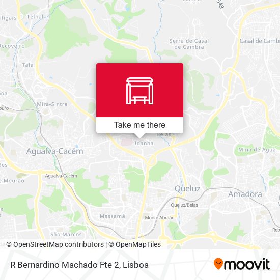 R Bernardino Machado Fte 2 mapa