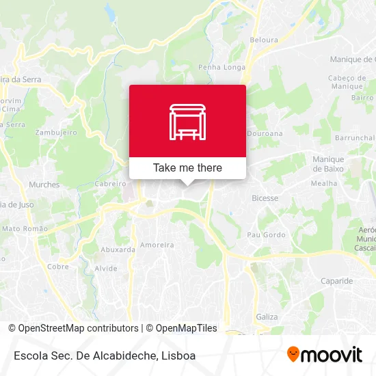 Escola Sec. De Alcabideche map