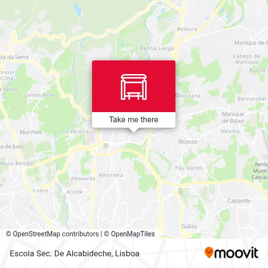 Escola Sec. De Alcabideche map