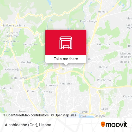 Alcabideche (Gnr) map