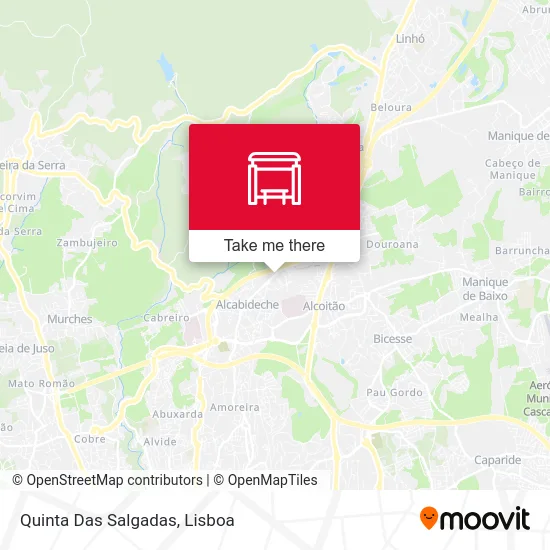 Quinta Das Salgadas map