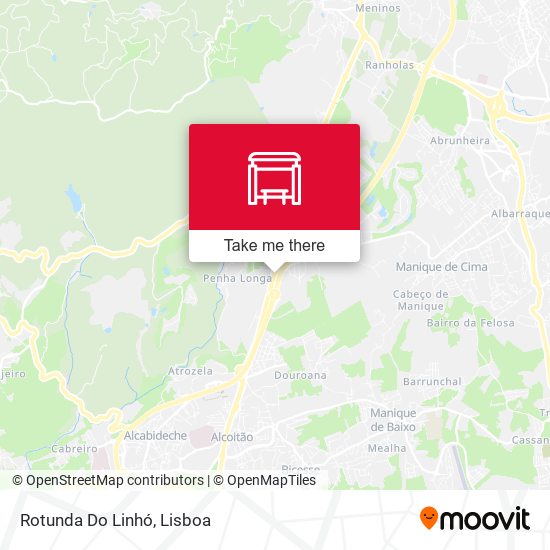 Rotunda Do Linhó mapa