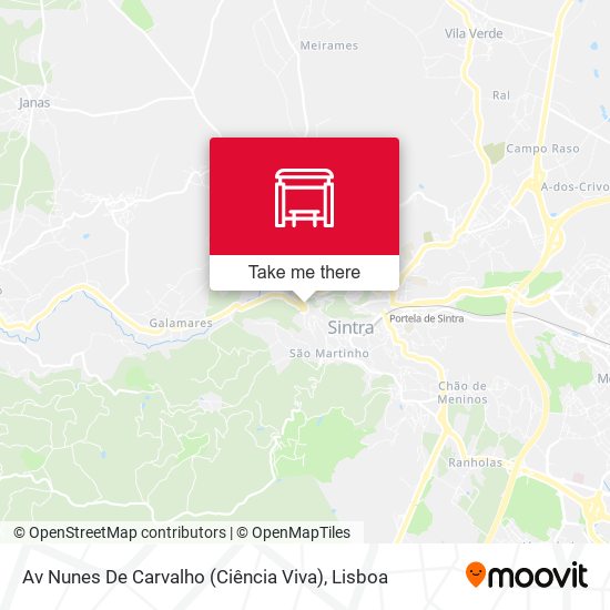 Av Nunes De Carvalho (Ciência Viva) map
