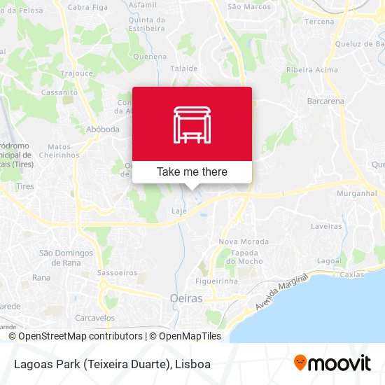 Lagoas Park (Teixeira Duarte) mapa