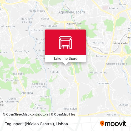 Taguspark (Núcleo Central) map