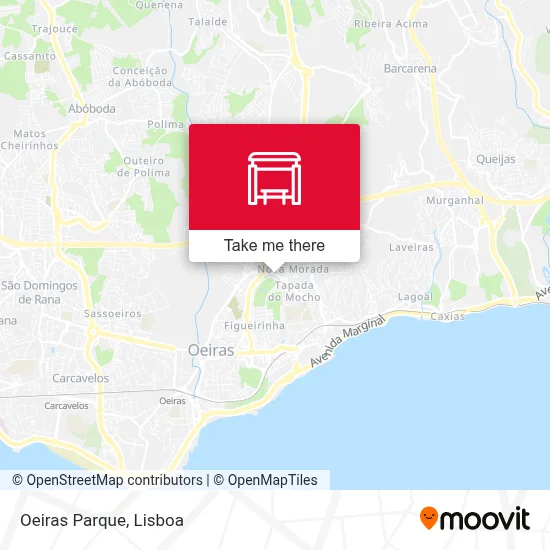 Oeiras Parque map