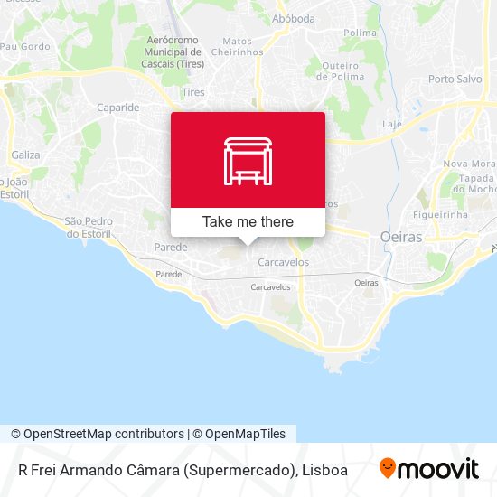 R Frei Armando Câmara (Supermercado) mapa