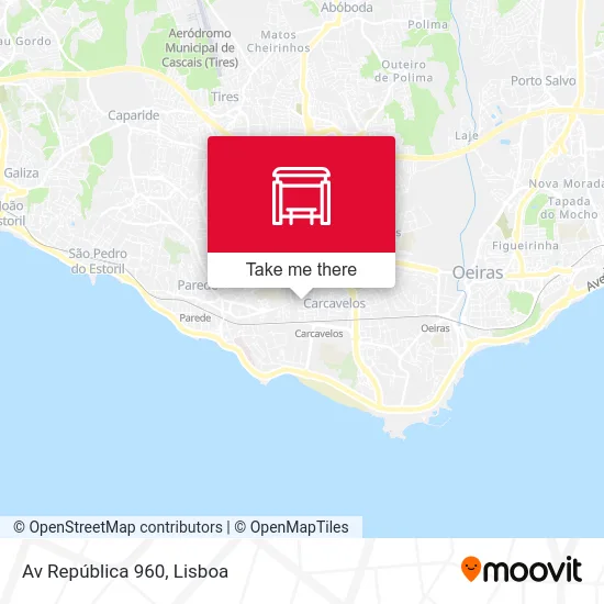 Av República 960 map