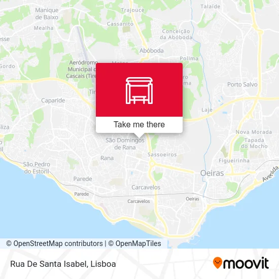 Rua De Santa Isabel map