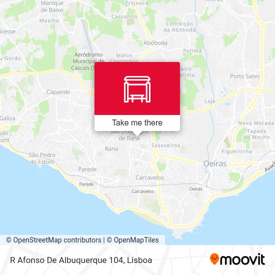 R Afonso De Albuquerque 104 map