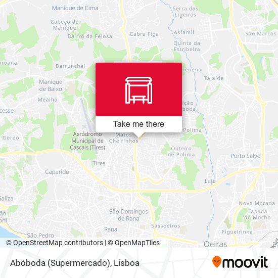 Abóboda (Supermercado) mapa