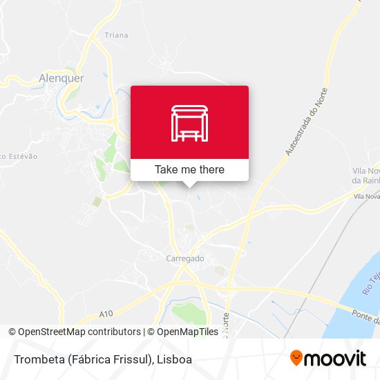 Trombeta (Fábrica Frissul) map