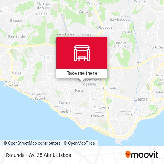 Rotunda - Av. 25 Abril map