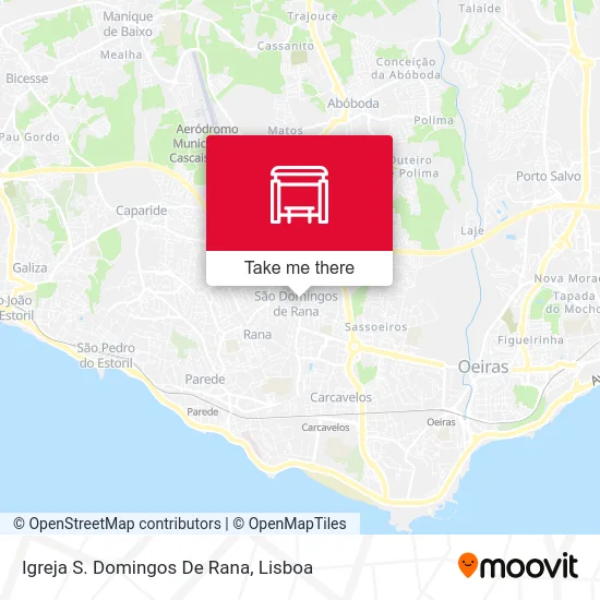 Igreja S. Domingos De Rana map