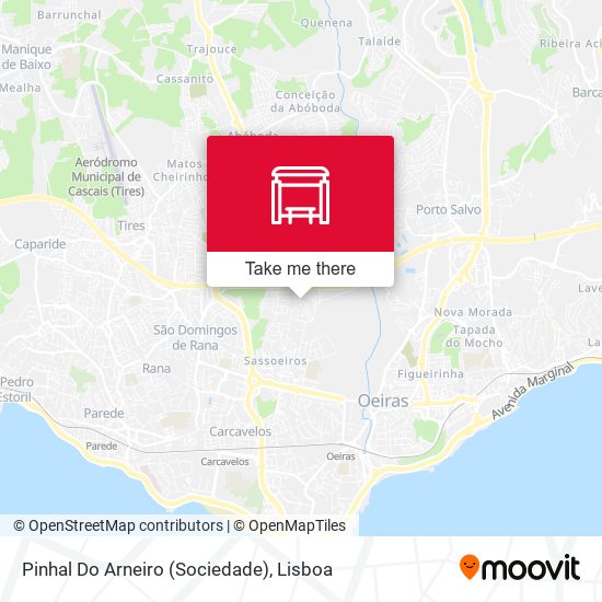 Pinhal Do Arneiro (Sociedade) mapa