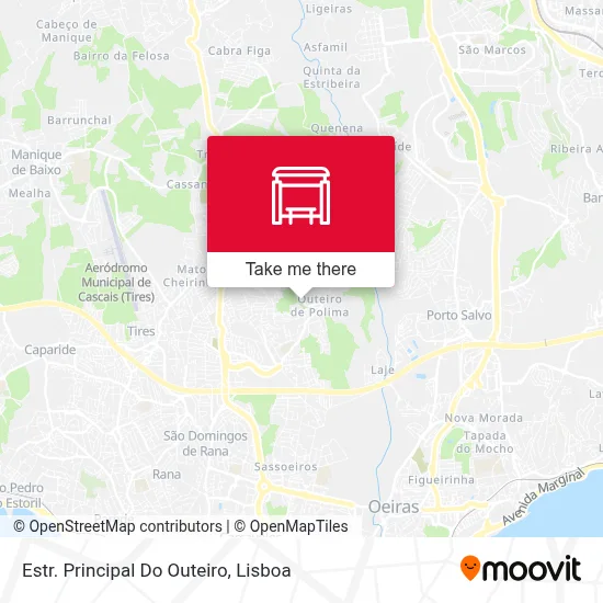 Estr. Principal Do Outeiro map