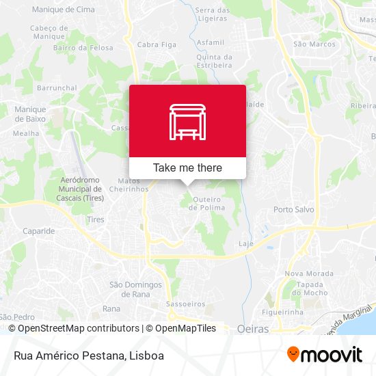 Rua Américo Pestana map