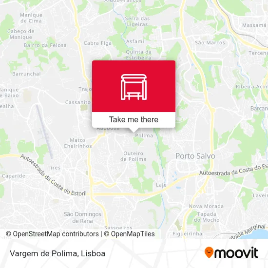 Vargem de Polima map
