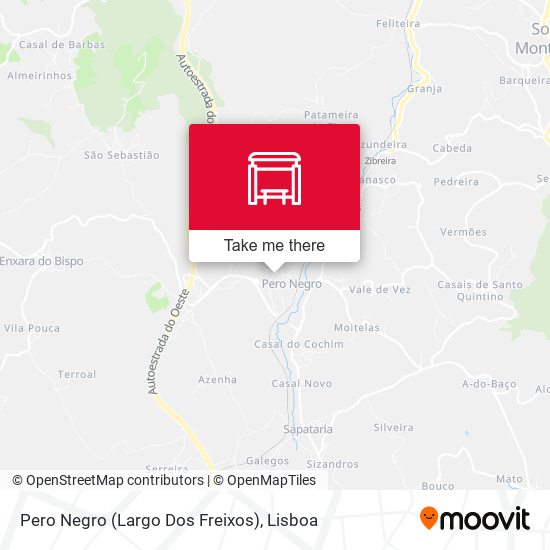 Pero Negro (Largo Dos Freixos) map