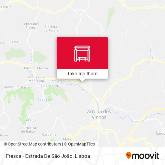 Fresca - Estrada De São João mapa